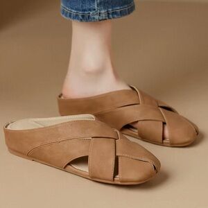 Women's Tan Slip-On Shoes